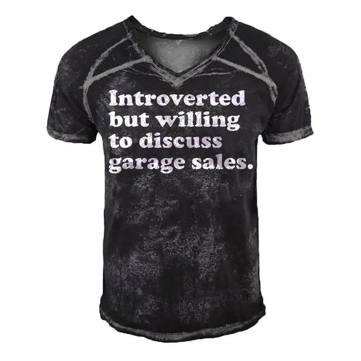 Funny Garage Sale Garage Sales Men Women Or Kids  Men's Short Sleeve V-neck 3D Print Retro Tshirt