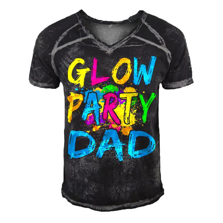 Glow Party Clothing Glow Party T  Glow Party Dad  V2 Men's Short Sleeve V-neck 3D Print Retro Tshirt
