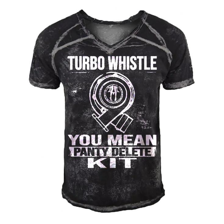 Turbo Whistle Delete Kit Men's Short Sleeve V-neck 3D Print Retro Tshirt