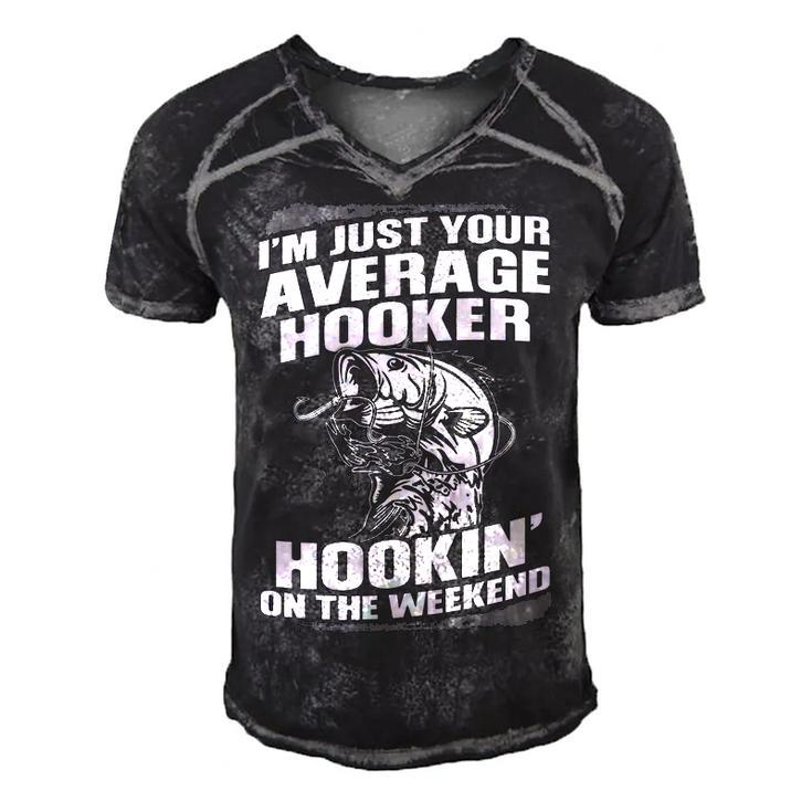 Your Average Hooker Men's Short Sleeve V-neck 3D Print Retro Tshirt