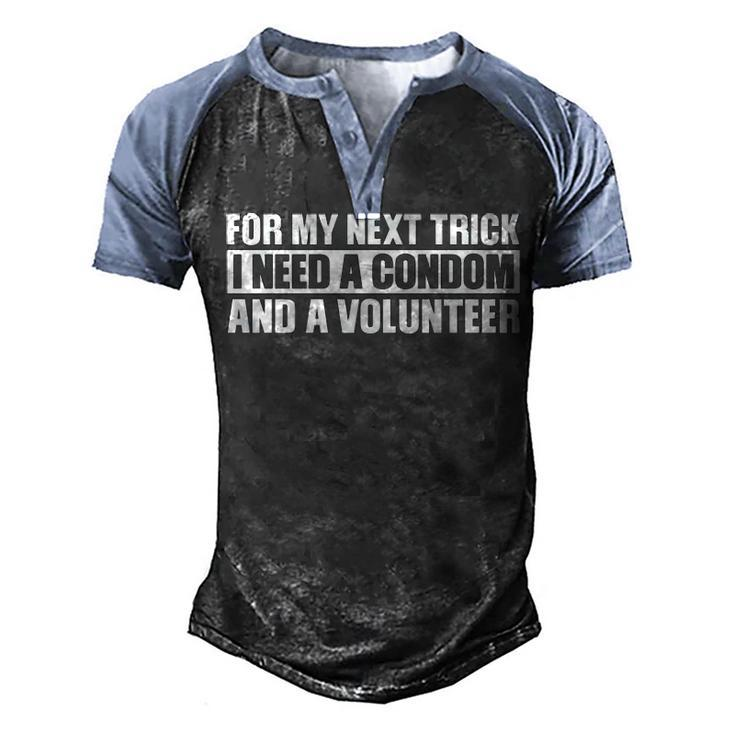 A Volunteer Men's Henley Shirt Raglan Sleeve 3D Print T-shirt
