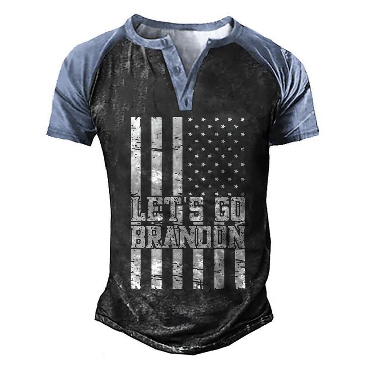Funny Anti Biden Dementia Biden Biden Trump Supporter Sleepy Joe Anti Men's Henley Shirt Raglan Sleeve 3D Print T-shirt