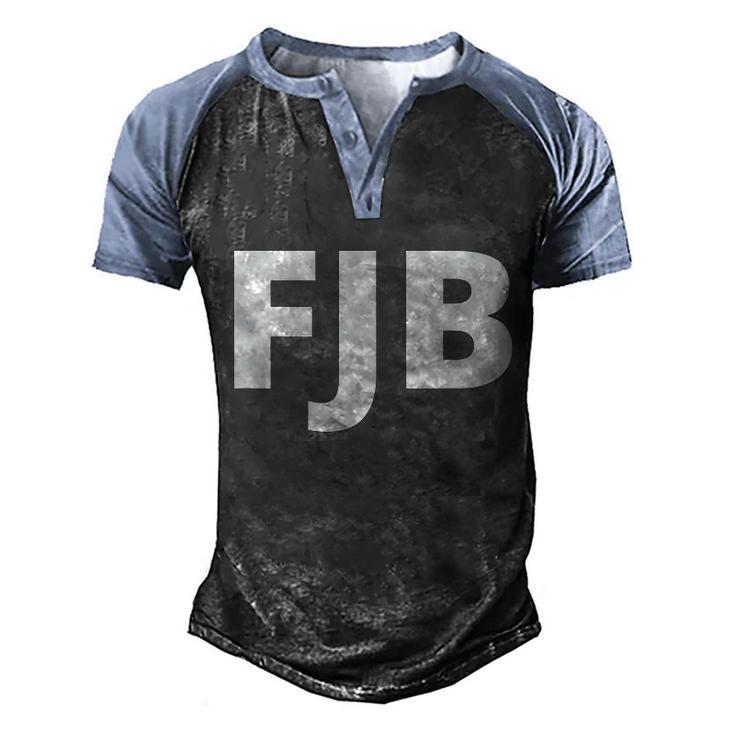 Funny Anti Biden Fjb Pro America F Biden Fjb V2 Men's Henley Shirt Raglan Sleeve 3D Print T-shirt
