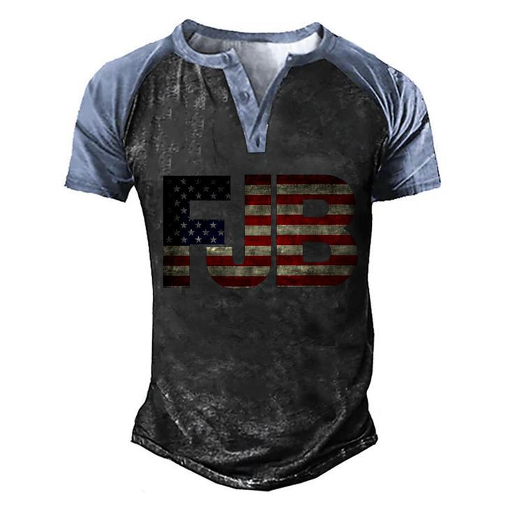 Funny Anti Biden Fjb Pro America FBiden Fjb Men's Henley Shirt Raglan Sleeve 3D Print T-shirt