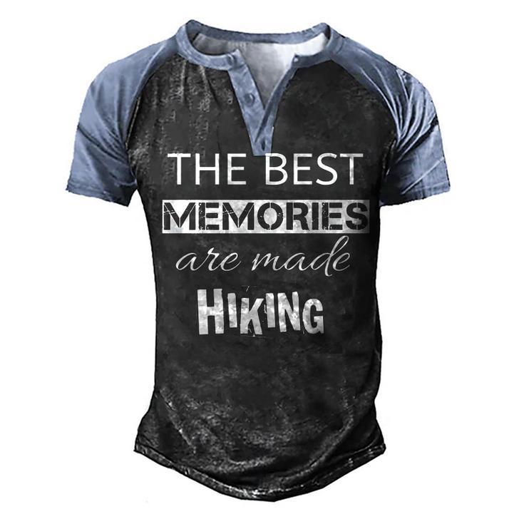 Funny Comping HikingQuote Adhd Hiking Cool Stoth Hiking Men's Henley Shirt Raglan Sleeve 3D Print T-shirt