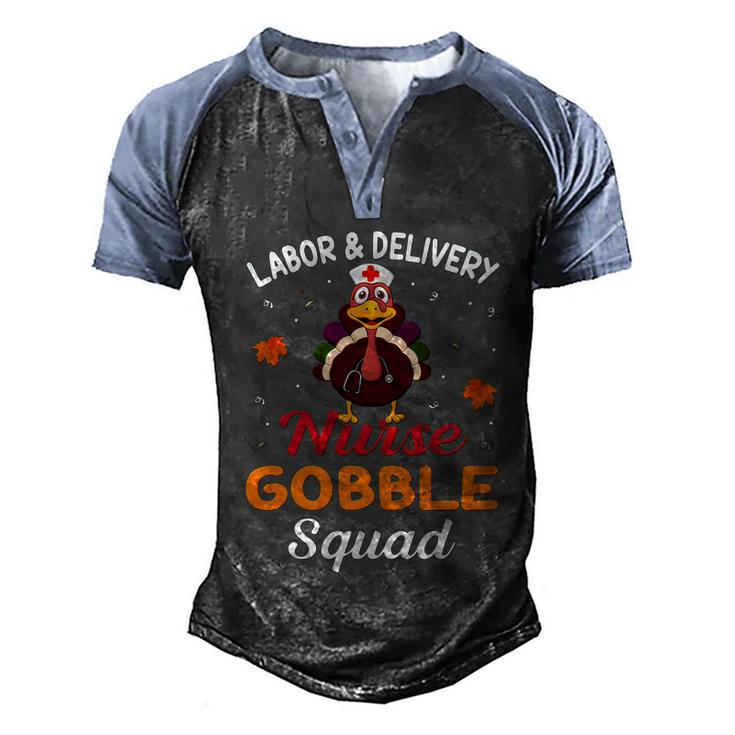 Funny Labor Day Tshirtlabor & Delivery Nurse Bobble Squad Funny Labor Day Men's Henley Shirt Raglan Sleeve 3D Print T-shirt