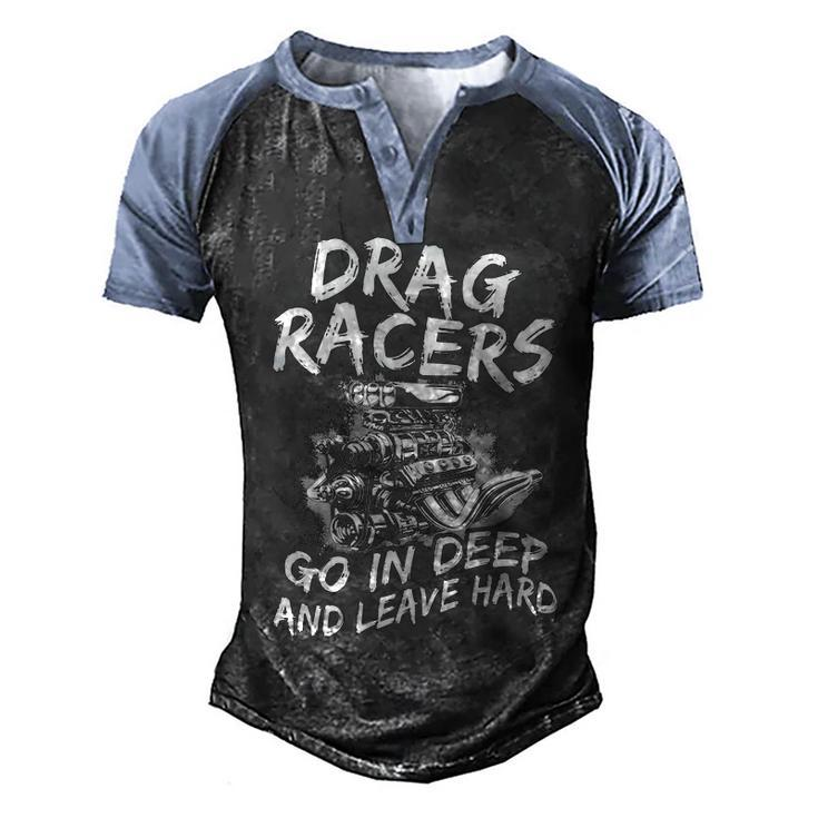 Go In Deep Men's Henley Shirt Raglan Sleeve 3D Print T-shirt