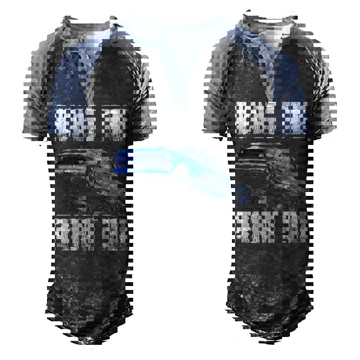 Hang The Front Men's Henley Shirt Raglan Sleeve 3D Print T-shirt
