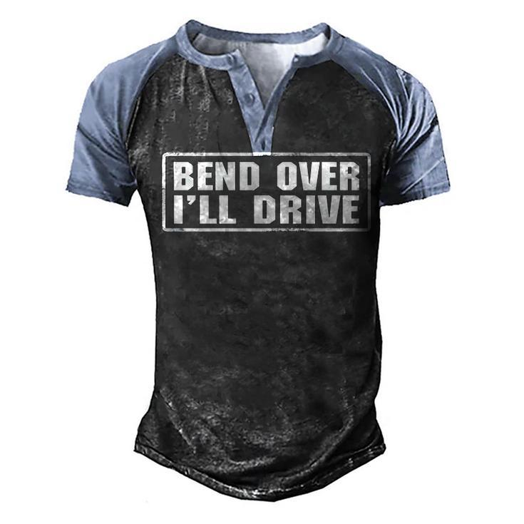 Ill Drive Men's Henley Shirt Raglan Sleeve 3D Print T-shirt