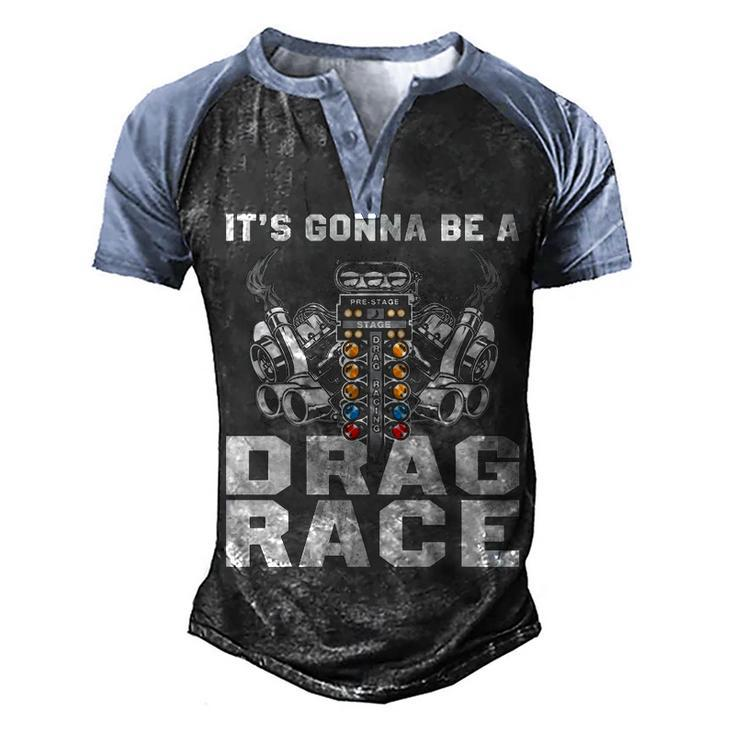 Its Gonna Be V2 Men's Henley Shirt Raglan Sleeve 3D Print T-shirt