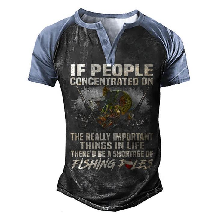 Really Important Things Men's Henley Shirt Raglan Sleeve 3D Print T-shirt