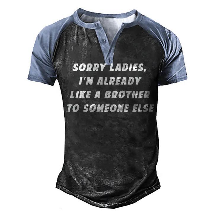 Sorry Ladies V2 Men's Henley Shirt Raglan Sleeve 3D Print T-shirt