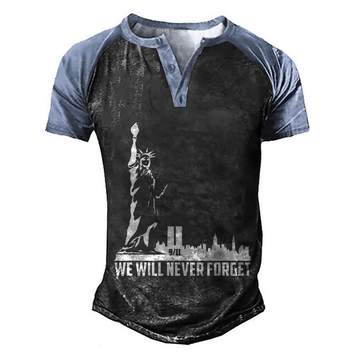 We Will Never Forget Tshirtwe Will Never Forget September 11Th  Graphic Design Printed Casual Daily Basic Men's Henley Shirt Raglan Sleeve 3D Print T-shirt