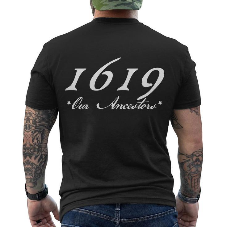 1619 Our Ancestors Tshirt Men's Crewneck Short Sleeve Back Print T-shirt