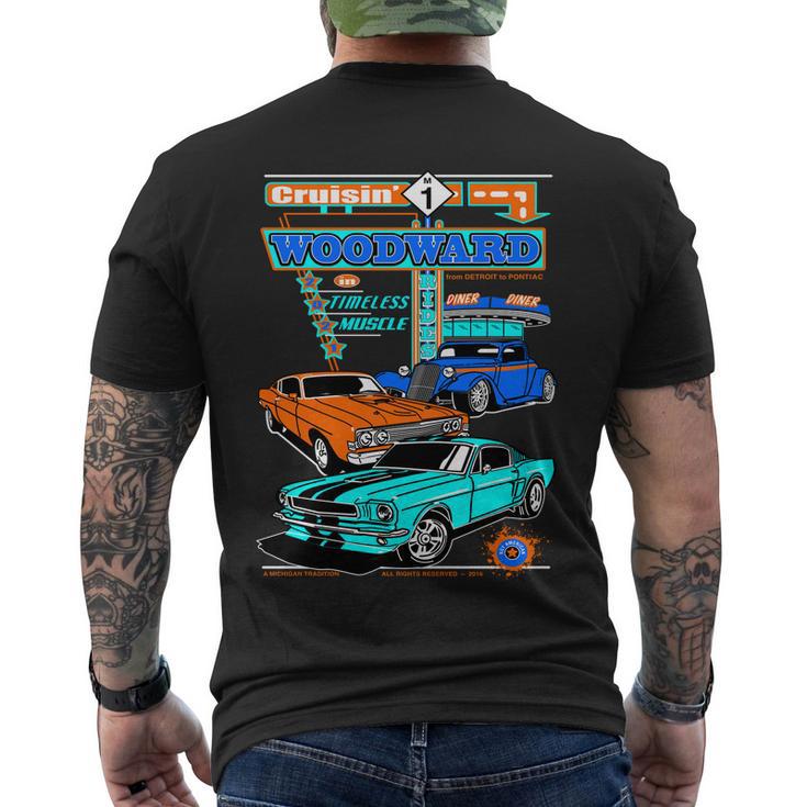 2021 Cruisin Woodward In Timeless Muscle Men's Crewneck Short Sleeve Back Print T-shirt