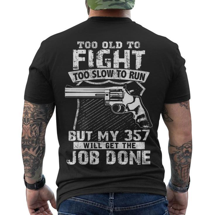 357 - Get The Job Done Men's Crewneck Short Sleeve Back Print T-shirt