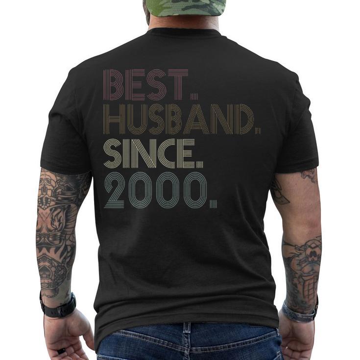 40Th Wedding Anniversarybest Husband Men's Crewneck Short Sleeve Back Print T-shirt