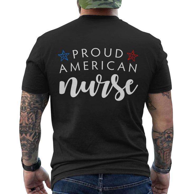 4Th Of July Nurse Independence Day Design Hospital Workers Cute Gift Men's Crewneck Short Sleeve Back Print T-shirt