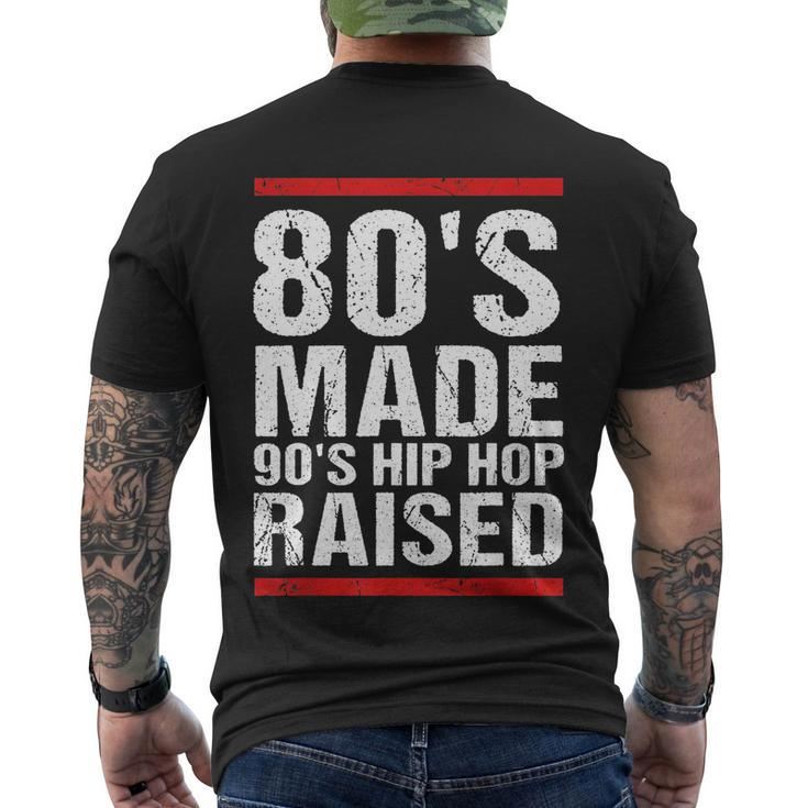 80S Made 90S Hip Hop Raised Apparel Tshirt Men's Crewneck Short Sleeve Back Print T-shirt