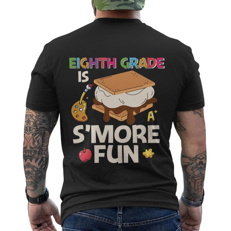 8Th Grade Is S’More Fun Back To School Premium Plus Size Shirt For Teacher Kids Men's Crewneck Short Sleeve Back Print T-shirt