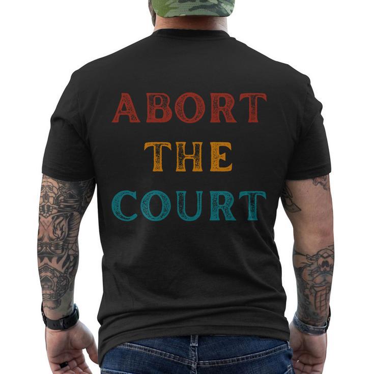 Abort The Court Men's Crewneck Short Sleeve Back Print T-shirt