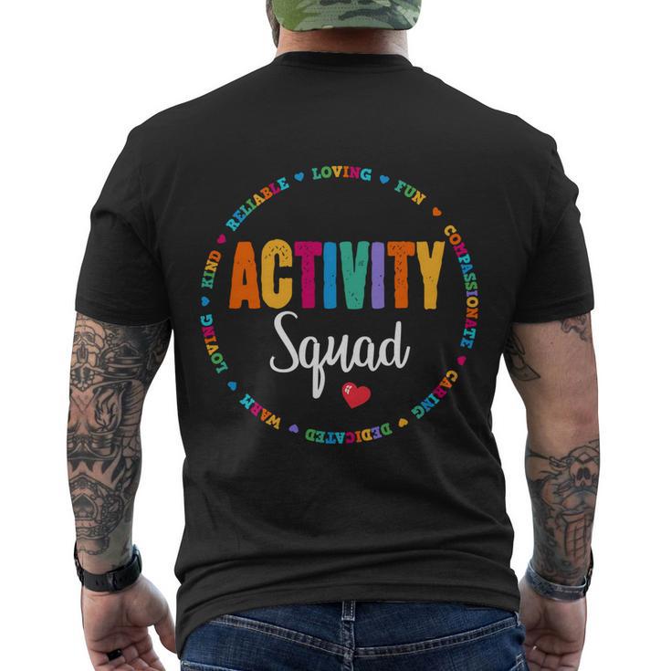 Activity Assistant Squad Team Professionals Week Director Meaningful Gift Men's Crewneck Short Sleeve Back Print T-shirt