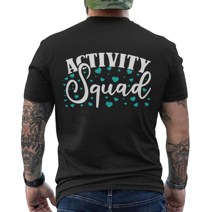 Activity Squad Activity Director Activity Assistant Meaningful Gift Men's Crewneck Short Sleeve Back Print T-shirt
