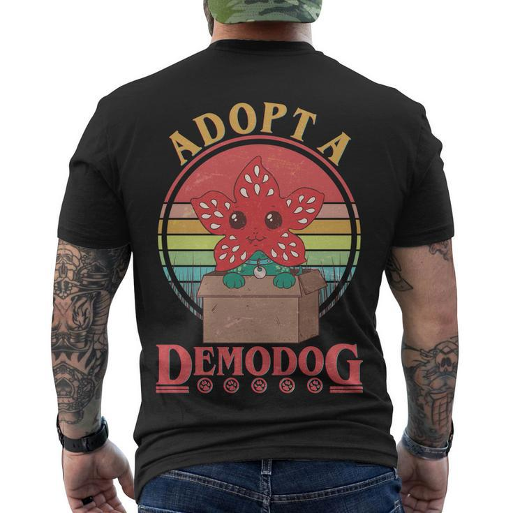 Adopt A Demodog Men's Crewneck Short Sleeve Back Print T-shirt
