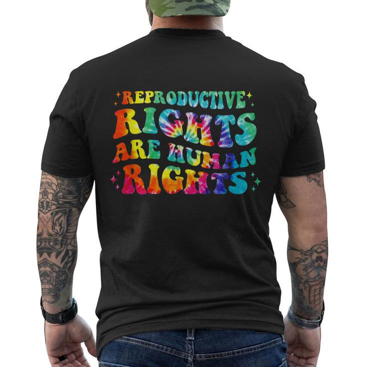 Aesthetic Reproductive Rights Are Human Rights Feminist Men's Crewneck Short Sleeve Back Print T-shirt