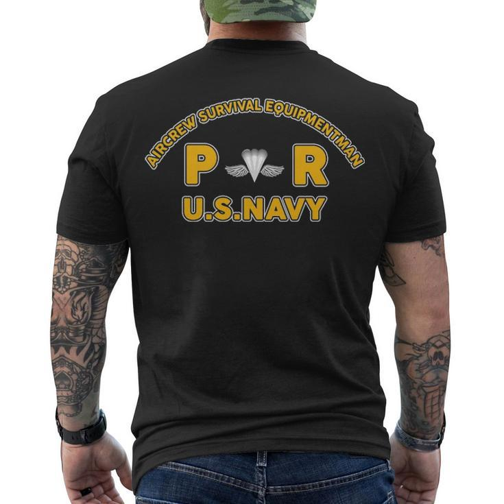 Aircrew Survival Equipmentman Pr Men's Crewneck Short Sleeve Back Print T-shirt