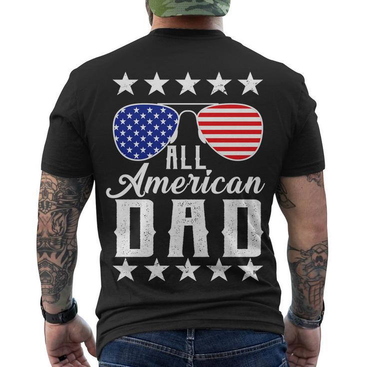 All American Dad Tshirt Men's Crewneck Short Sleeve Back Print T-shirt