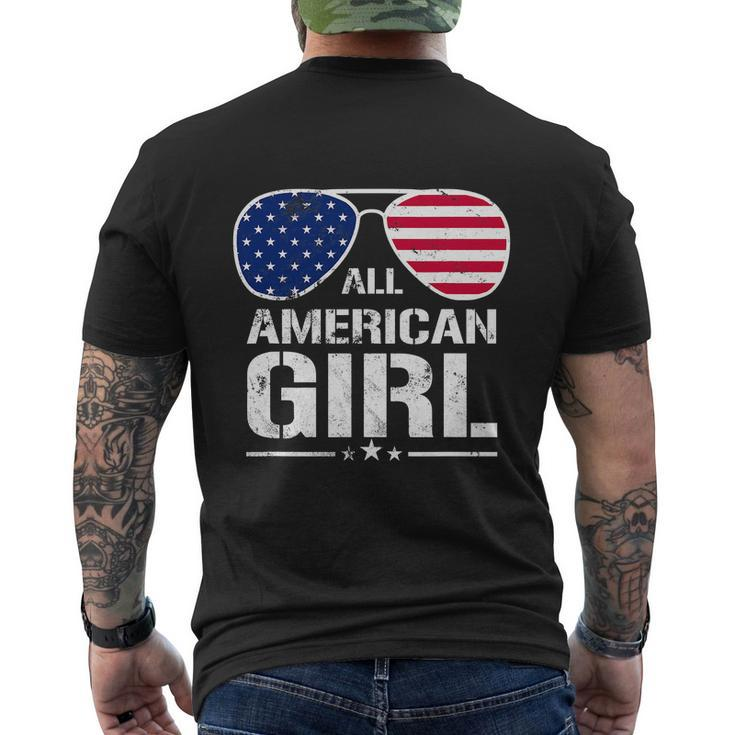 All American Girl 4Th Of July Independence Men's Crewneck Short Sleeve Back Print T-shirt