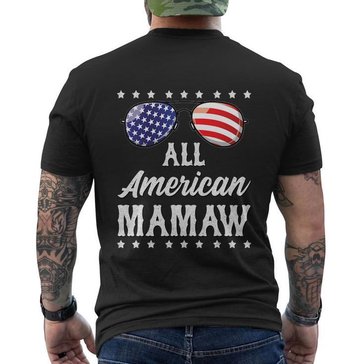 All American Mamaw 4Th Of July Independence Men's Crewneck Short Sleeve Back Print T-shirt