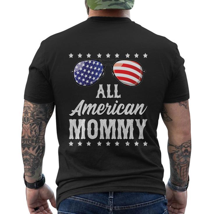 All American Mommy 4Th Of July Independence Men's Crewneck Short Sleeve Back Print T-shirt