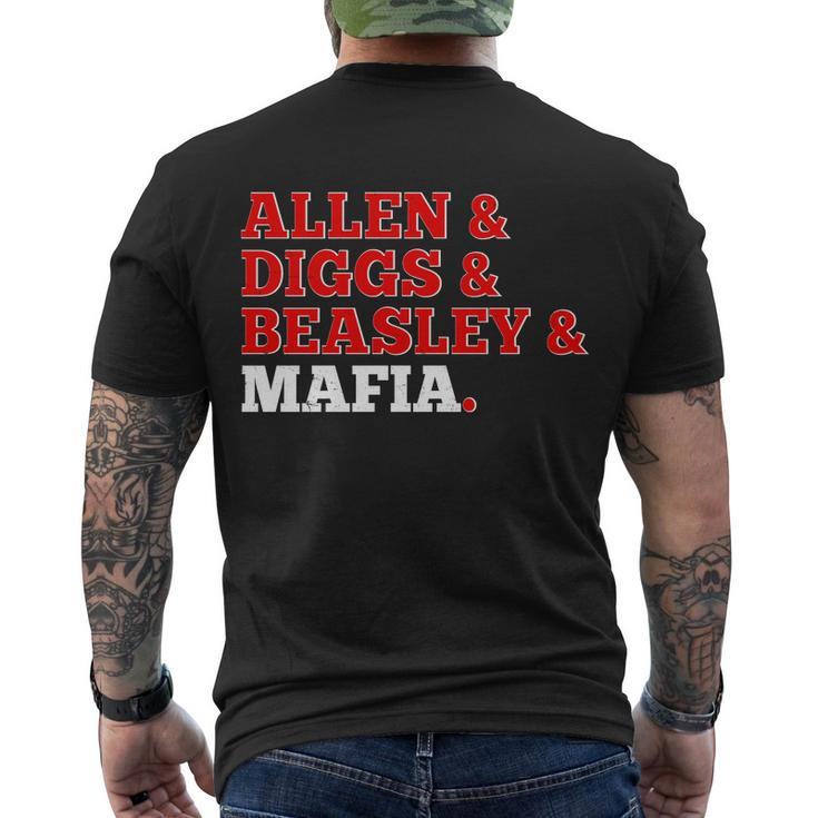 Allen Diggs Beasley Mafia Buffalo New York Football Men's Crewneck Short Sleeve Back Print T-shirt