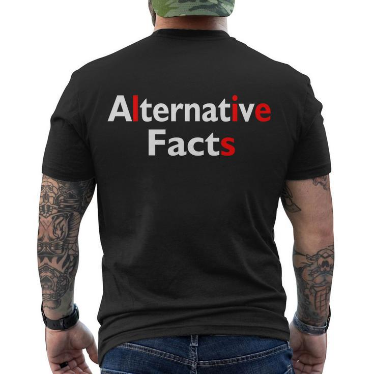 Alternative Facts Lies Men's Crewneck Short Sleeve Back Print T-shirt
