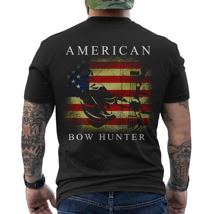 American Bow Hunter Men's Crewneck Short Sleeve Back Print T-shirt
