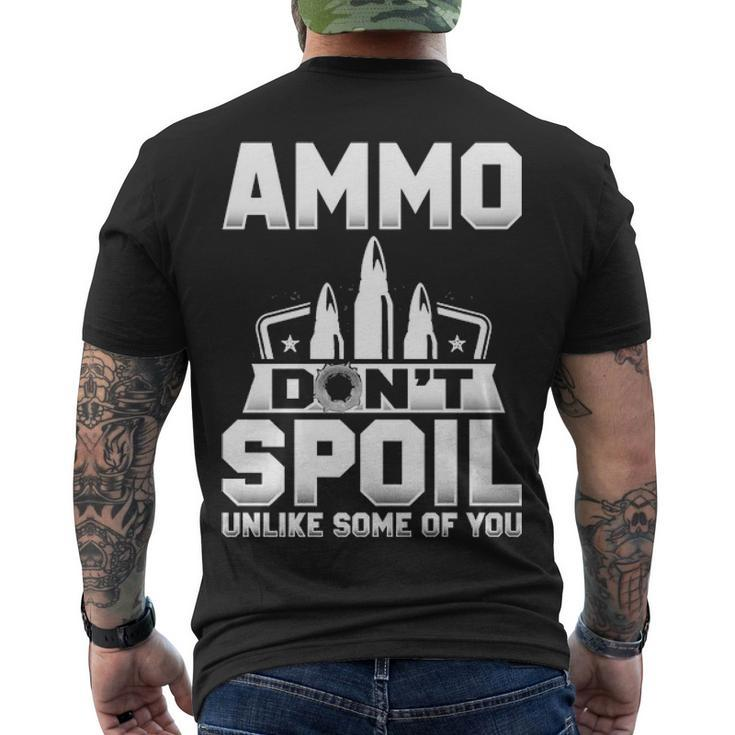 Ammo Dont Spoil Men's Crewneck Short Sleeve Back Print T-shirt