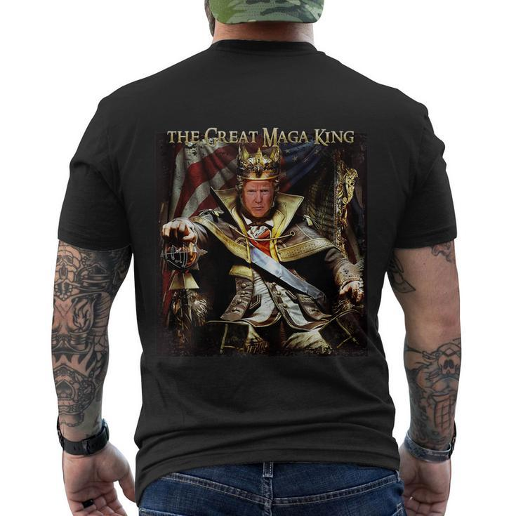 Anti Joe Biden Ultra Maga The Return Of The Great Maga King Men's T-shirt Back Print