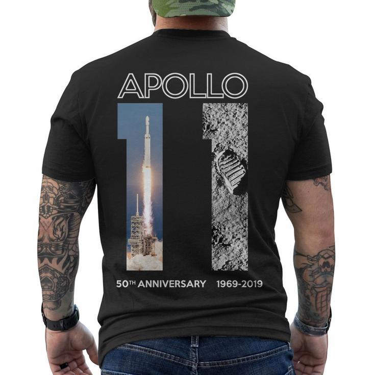 Apollo 11 50Th Anniversary Design Tshirt Men's Crewneck Short Sleeve Back Print T-shirt