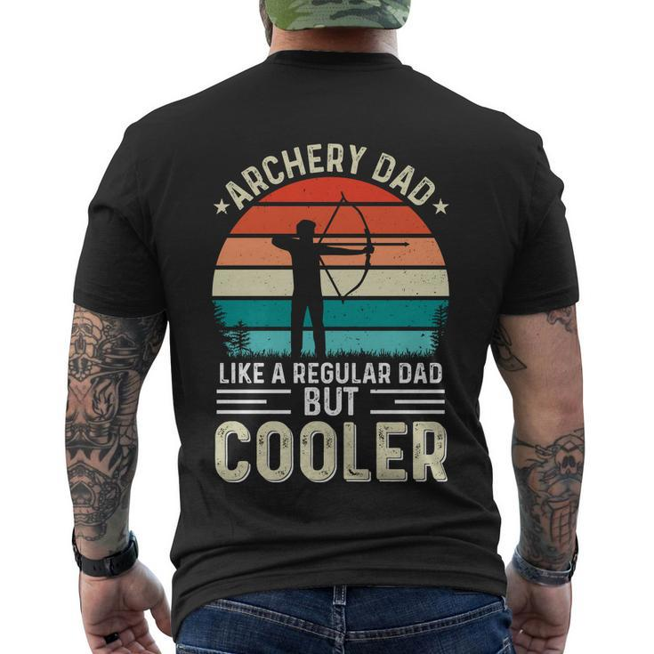 Archery Dad Fathers Day For Archer Bow Hunter Men's T-shirt Back Print