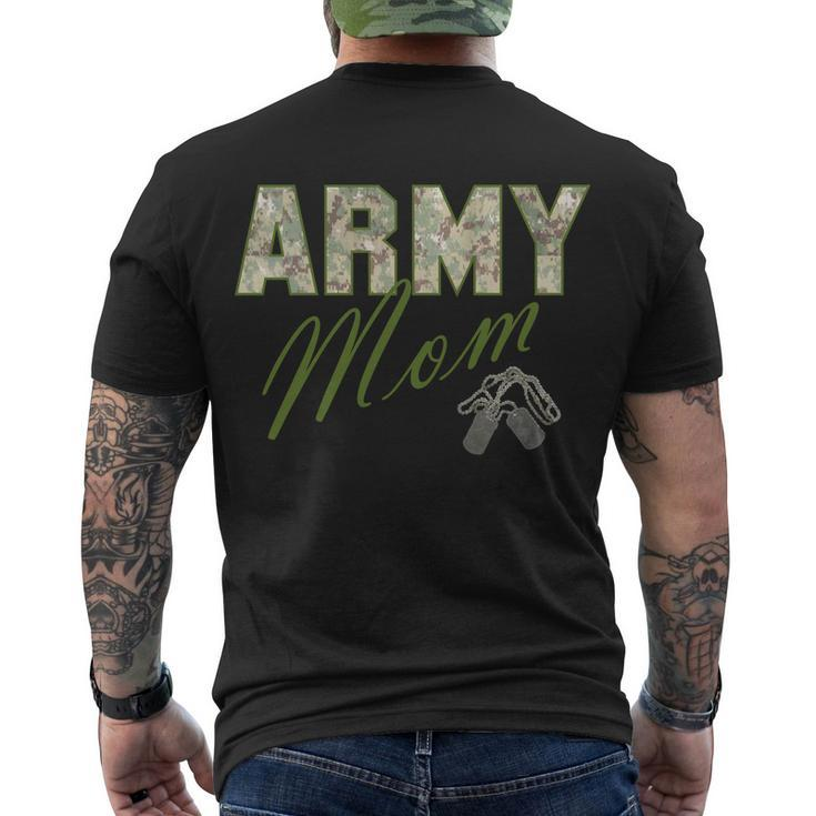 Army Mom Tshirt V3 Men's Crewneck Short Sleeve Back Print T-shirt