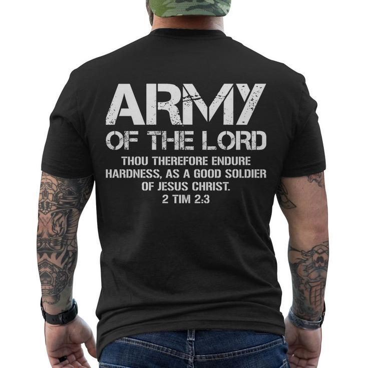 Army Of The Lord Tshirt Men's Crewneck Short Sleeve Back Print T-shirt
