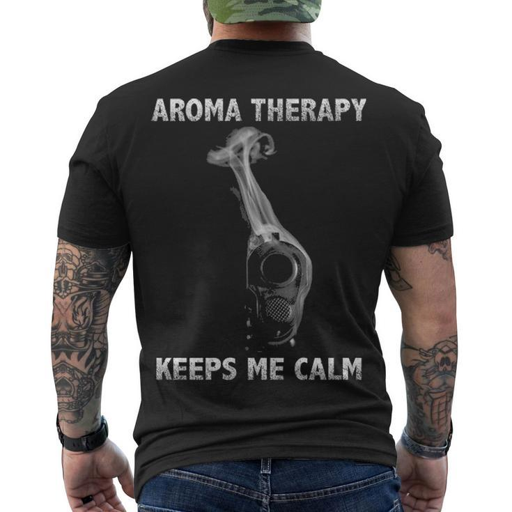 Aroma Therapy - Keeps Me Calm Men's Crewneck Short Sleeve Back Print T-shirt