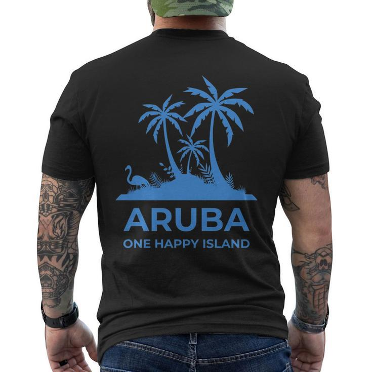 Aruba One Happy Island V2 Men's Back Print T-shirt