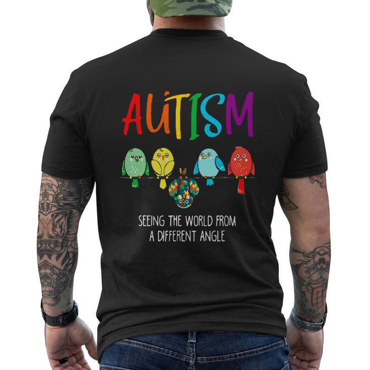 Autism Awareness Autism Support Men V2 Men's Crewneck Short Sleeve Back Print T-shirt