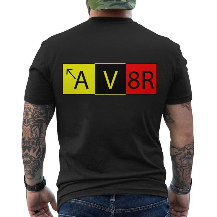 Av8r Pilot Expressions Men's Crewneck Short Sleeve Back Print T-shirt