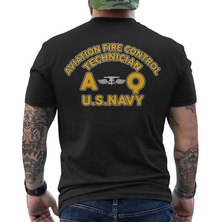 Aviation Fire Control Technician Aq A Q Men's Crewneck Short Sleeve Back Print T-shirt