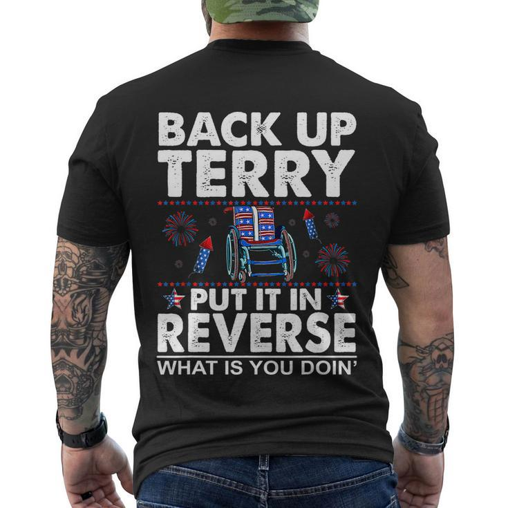 Back Up Terry Put It In Reverse Firework Funny 4Th Of July V2 Men's Crewneck Short Sleeve Back Print T-shirt