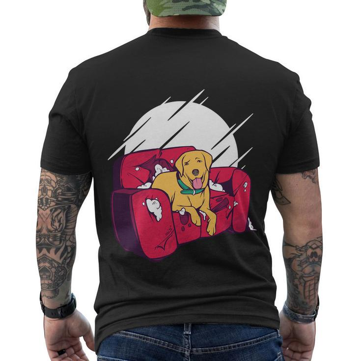 Bad Dog V2 Men's Crewneck Short Sleeve Back Print T-shirt